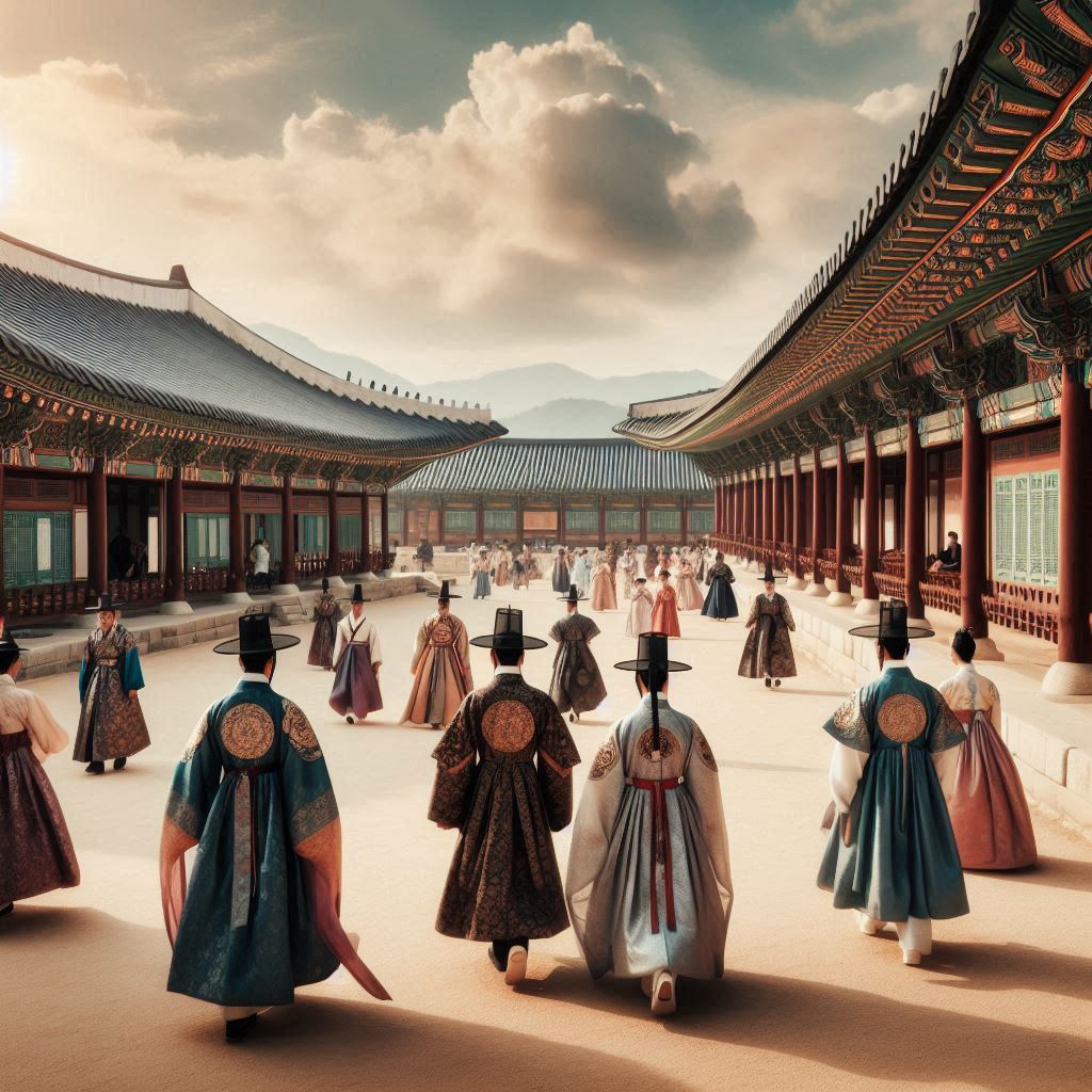 imagen recreada de la época de Joseon