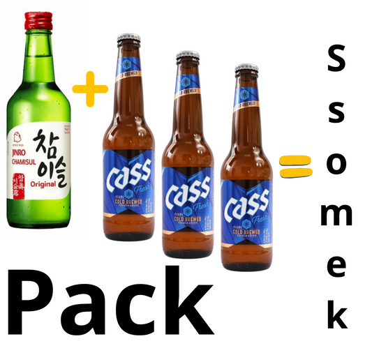 Pack Somek - soju y cerveza