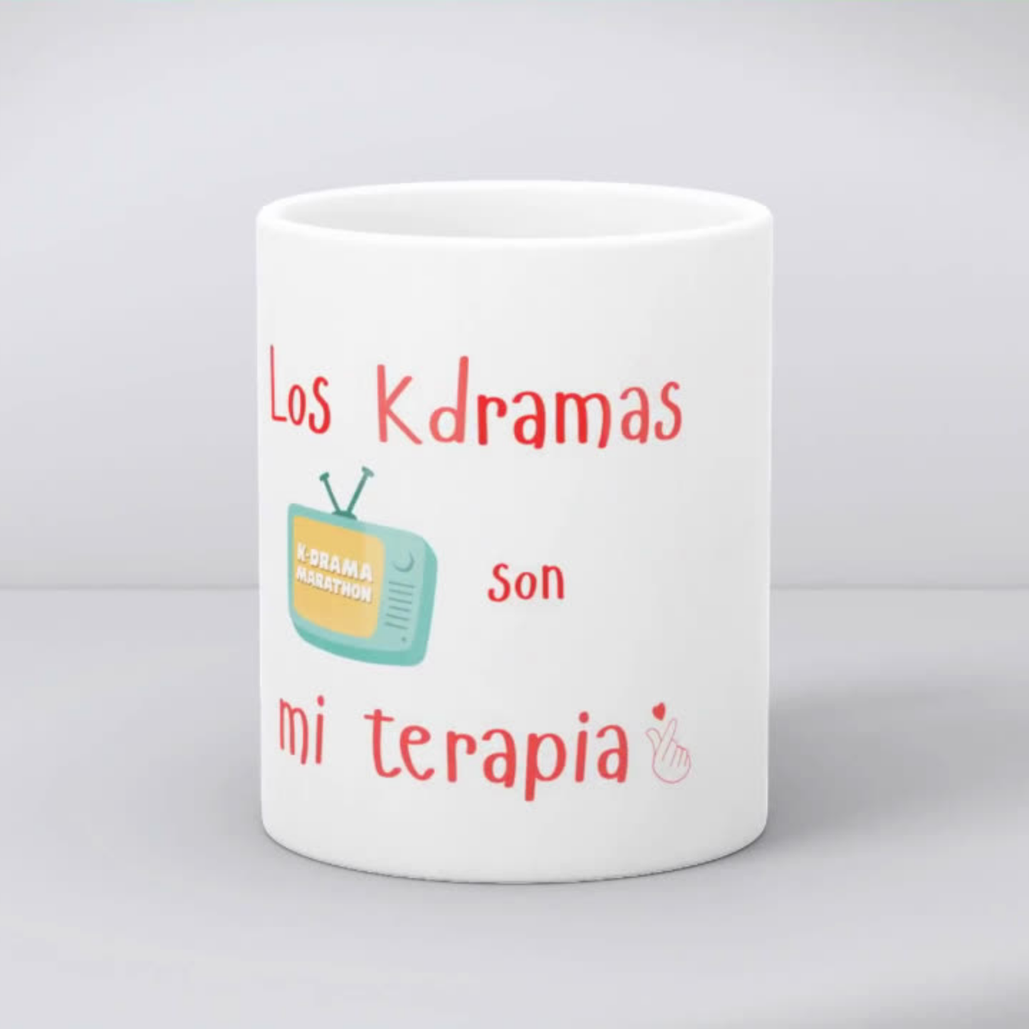 Taza, Vaso o Termo "Los Kdramas son mi Terapia"