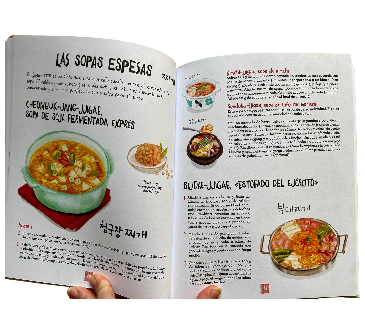 Libro de Cocina Coreana Ilustrada - Lune Kyung y Ahnji